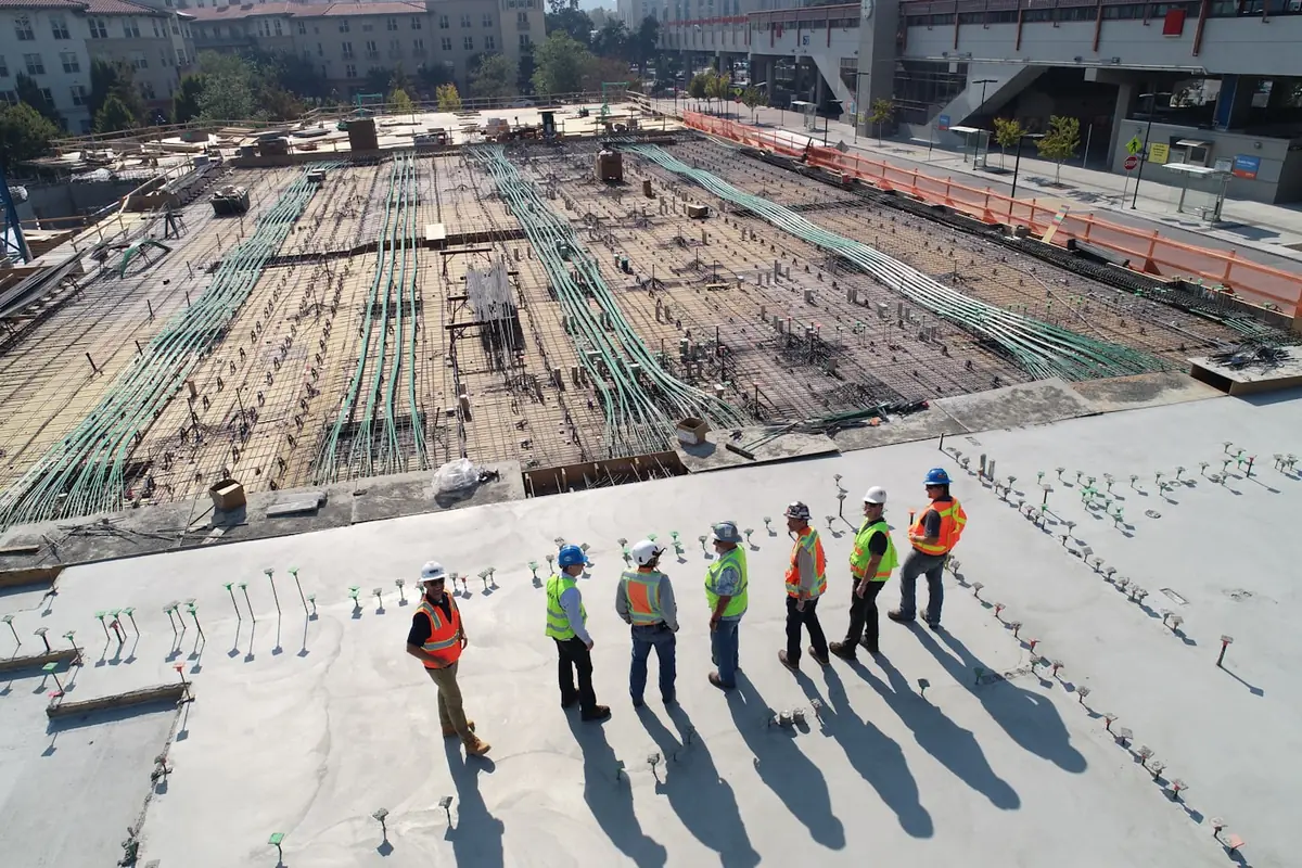 Construction site in Greater Manchester where Frameworks learners are placed